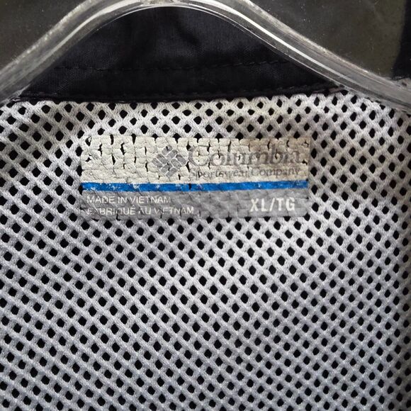 Columbia Shirt Mens XL Black PFG Fishing Outdoor Short Sleeve Pockets Vented - Picture 14 of 15